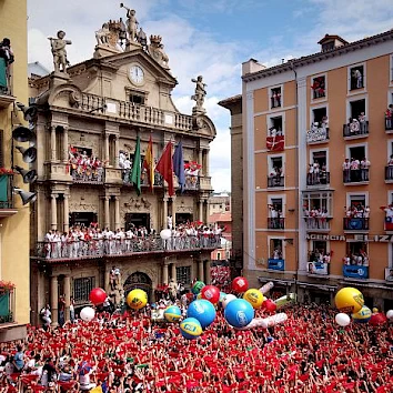 Pamplona Bullrun Tickets - ¡El Chupinazo!